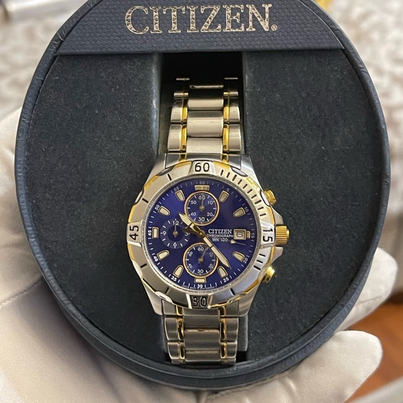 Citizen Quartz Mens Watch Stainless Steel Classic Two-Tone AN3394-59L 39mm